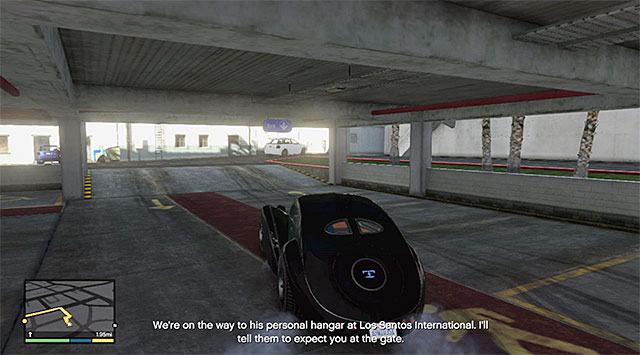 Carefully, drive out of the parking lot - 43: Eye in the Sky - Main missions - Grand Theft Auto V Game Guide