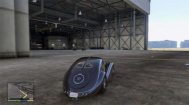 The delivery place of the stolen car - 43: Eye in the Sky - Main missions - Grand Theft Auto V Game Guide