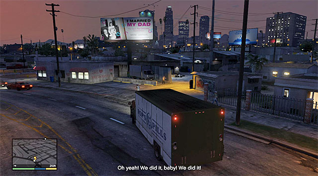 The location where the mission ends - 13: The Jewel Store Job - the Loud variant - Main missions - Grand Theft Auto V Game Guide