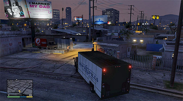 The location where the mission ends - 16: The Jewel Store Job - the Smart variant - Main missions - Grand Theft Auto V Game Guide
