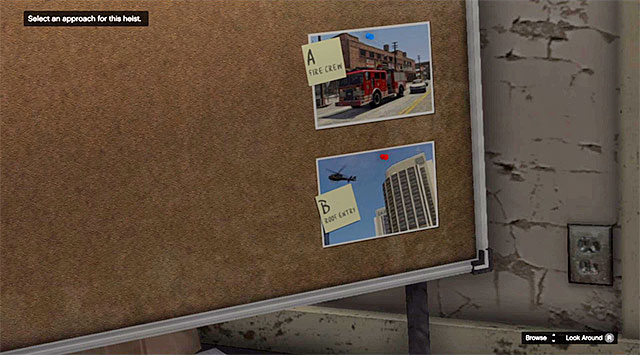 The moment of selection of the heist mode - 65: Architects Plans - Main missions - Grand Theft Auto V Game Guide