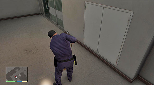 You need to remove stains from the floor - 68: The Bureau Raid - the Fire Crew variant - Main missions - Grand Theft Auto V Game Guide