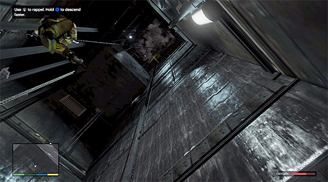 The elevator shaft - 68: The Bureau Raid - the Fire Crew variant - Main missions - Grand Theft Auto V Game Guide