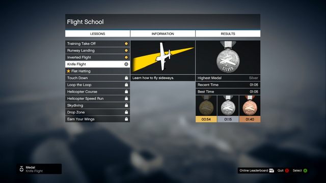Flight School let you learn techniques - Flight School - Activities, Entertainment - Grand Theft Auto V Game Guide