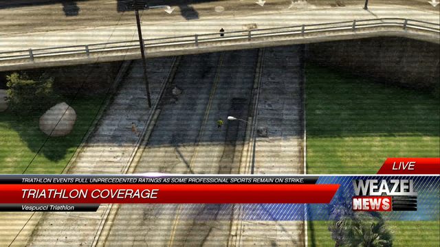 You can watch yourself in TV - Triathlon - Activities, Entertainment - Grand Theft Auto V Game Guide