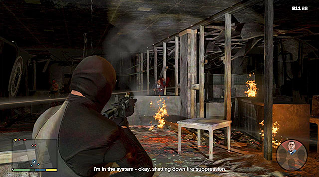 Try not to kill civilians - 69: The Bureau Raid - the Roof Entry variant - Main missions - Grand Theft Auto V Game Guide