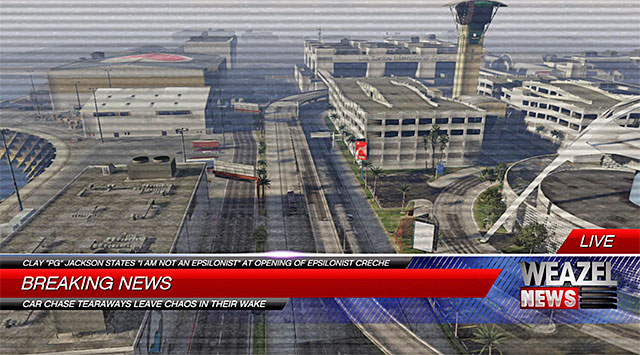 The view from the Weazel News chopper - 71: Legal Trouble - Main missions - Grand Theft Auto V Game Guide