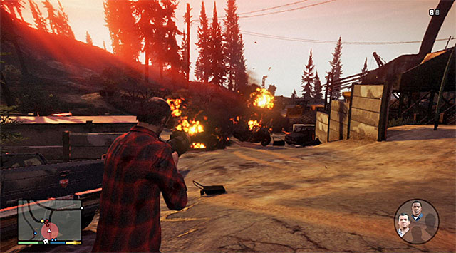 Blow up the gangsters cars - 72: Lamar Down - Main missions - Grand Theft Auto V Game Guide