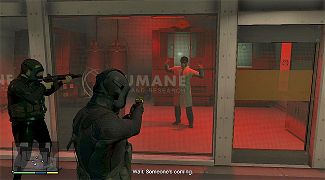 The room with the toxin in it - 56: Monkey Business - Main missions - Grand Theft Auto V Game Guide