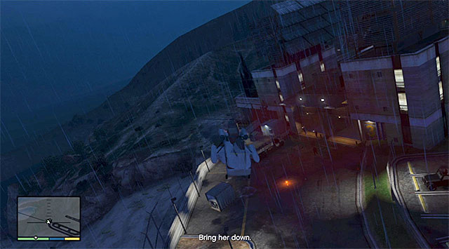 Approach the refrigerating unit - 56: Monkey Business - Main missions - Grand Theft Auto V Game Guide