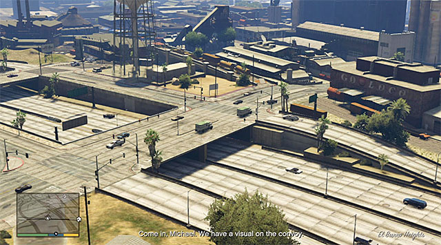 The convoy - 58: Surveying the Score - Main missions - Grand Theft Auto V Game Guide