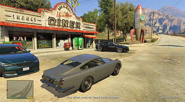 The place where the mission ends - 60: Pack Man - Main missions - Grand Theft Auto V Game Guide