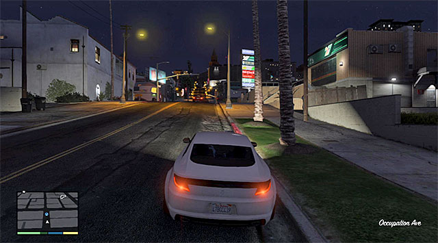 Keep within a safe distance from the car you follow - 63: Cleaning Out the Bureau - Main missions - Grand Theft Auto V Game Guide
