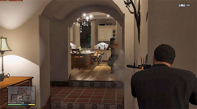 Eliminate the remaining opponents in the villa - 73: Meltdown - Main missions - Grand Theft Auto V Game Guide