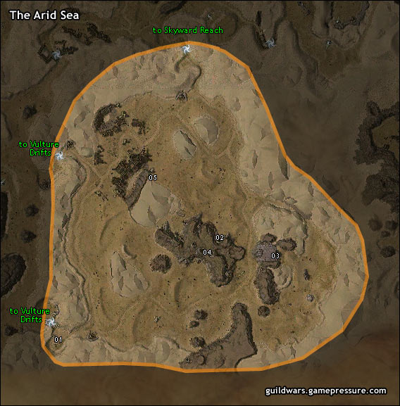 The Arid Sea Crystal Desert Guild Wars Game Guide