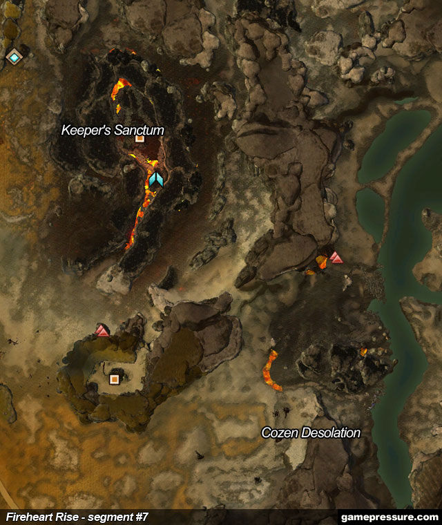 Fireheart Rise Maps Guild Wars 2 Game Guide