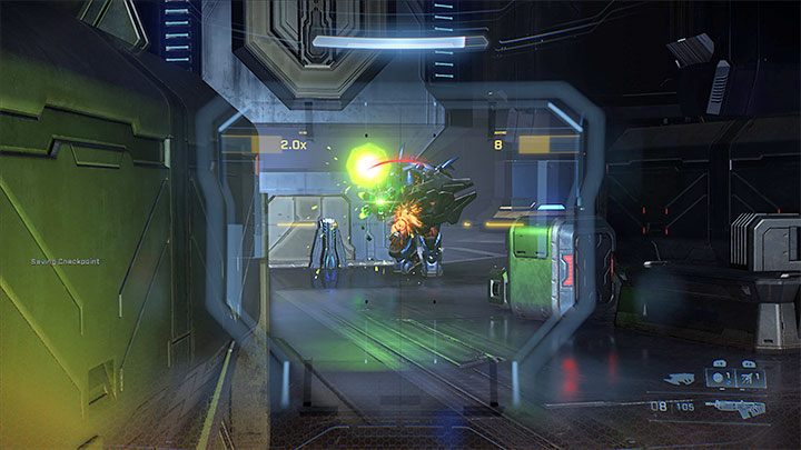 Use the switch to open the door and prepare to fight Hunters - Halo Infinite: Nexus - walkthrough - Main missions - Halo Infinite Guide