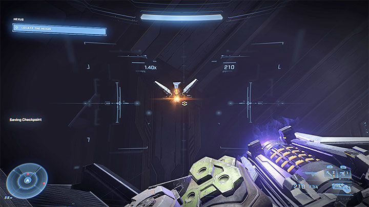 Finally, you will reach the location where you will meet first Sentinels - the flying machines - Halo Infinite: Nexus - walkthrough - Main missions - Halo Infinite Guide