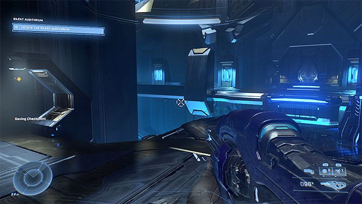 You will reach the place from the screenshot where the bridge expands manually - Halo Infinite: Silent Auditorium - walkthrough - Main missions - Halo Infinite Guide