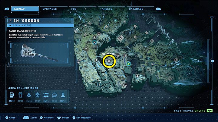 You'll find the target in the southwest section of the world map - Halo Infinite: High-value Targets - walkthrough - Side tasks - Halo Infinite Guide
