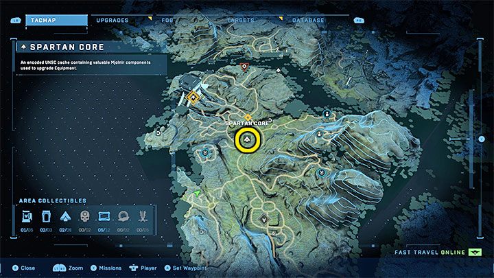 The core is located to the east of the FOB Foxtrot, in a place where there is also a red Banished capsule - Halo Infinite: FOB bases and single secrets (Lockdown) - all skulls, audio logs - Lockdown - Halo Infinite Guide
