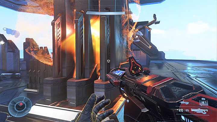 Adjutant Resolution is not a very difficult boss - the drone is slow - Halo Infinite: Adjutant Resolution - boss how to defeat? - Bosses - Halo Infinite Guide
