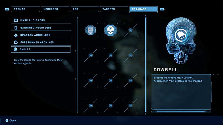 The skull increases acceleration from explosions - Halo Infinite: Cowbell, 2nd skull (Foundation) - where to find? - Skulls - Halo Infinite Guide