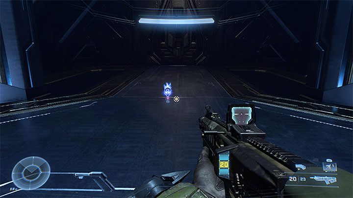 The skull will be in the place where the enemies where - Halo Infinite: Repository (Reckoning) - collectible list, skulls, audio logs - Settlement - Halo Infinite Guide