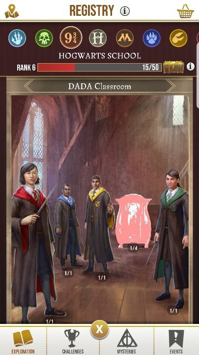 DADA-Klassenzimmer – Register und magische Kreaturen in Harry Potter Wizards Unite – Grundlagen – Harry Potter Wizards Unite-Leitfaden