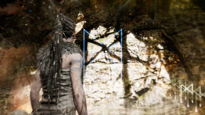 Here is the symbol you are looking for. - Reaching the shore - The Journey Begins - Hellblade: Senuas Sacrifice Game Guide