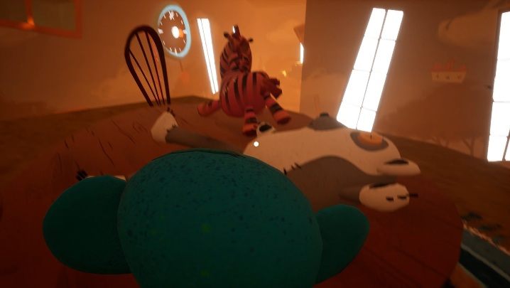 One zebra is lying on the table, next to the lemur - the table is at the top of the mountain - What is the locations of all the toys in Hello Neighbor Hide and Seek? - FAQ - Hello Neighbor Hide and Seek Guide