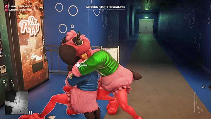 Now check the same location (a corridor next to the underground parking lot) for another man in a flamingo suit - Hitman 2 Trophies - Achievements - Miami - Hitman 2 - Hitman 2 Guide