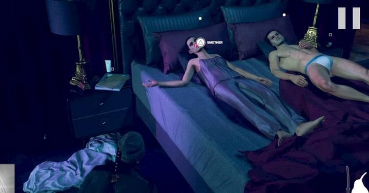 Wait in the box until Alma goes to sleep - then suffocate her in her sleep. - Murdering Alma Reynard | Nightcall Misssion of Hitman 2 - Nightcall (Hawkes Bay) - Hitman 2 Guide