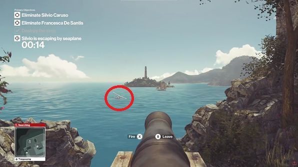 Wait for the plane to get in the cannons reach, then shoot. - Hitman Legacy Trophies - Achievements - Sapienza - Hitman Legacy - Hitman 2 Guide