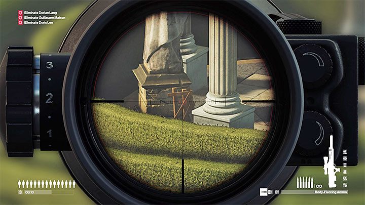 3) Labyrinth - Dorian and Doris can meet here - Hitman 2: The Last Yardbird, Himmelstein - walkthrough, map of the bonus mission - Bonus missions - Hitman 2 Guide