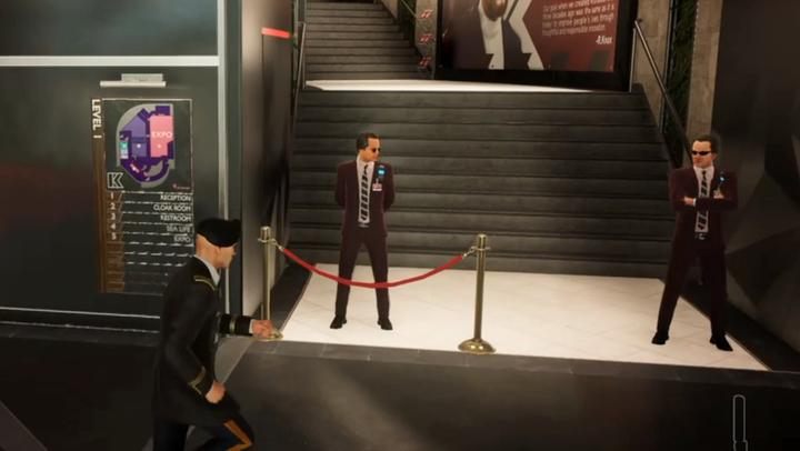 Go past the guards to the first floor, where a nice lady is waiting for you. - Story Missions | The Finish Line Mission in Hitman 2 - The Finish Line (Miami) - Hitman 2 Guide