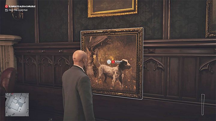 If you want to access it from Rebecca's Room then interact with the picture of a dog - Hitman 3: Secret rooms - how to open them? Dartmoor, walkthrough - Death in the Family - Dartmoor - Hitman 3 Guide