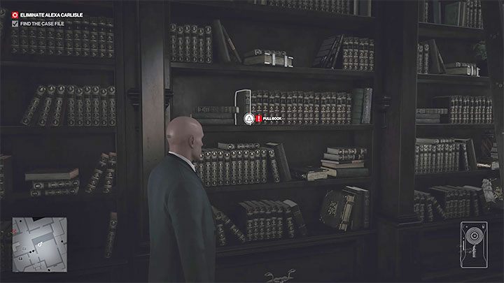 To reach the secret room from Zachary's room, interact with the book - Hitman 3: Secret rooms - how to open them? Dartmoor, walkthrough - Death in the Family - Dartmoor - Hitman 3 Guide