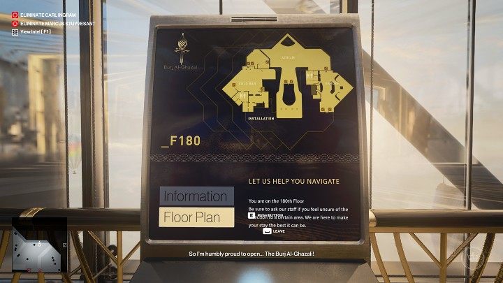 From the information available at the terminal, you will learn that there is a server room near the Sheikh's personal reception area (point 27 on the map) - Hitman 3: How The Mighty Fall - Dubai, Mission Stories, walkthrough - On Top of the World - Dubai - Hitman 3 Guide