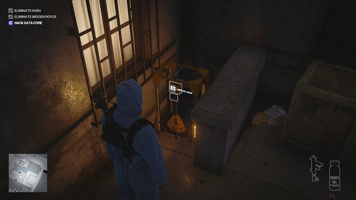 Shortcut 3: The Ladder in the Homeless Shelter Building (The Block Ladder) - Hitman 3: End of an Era, Chongqing - map, mission information - End Of An Era - Chongqing - Hitman 3 Guide