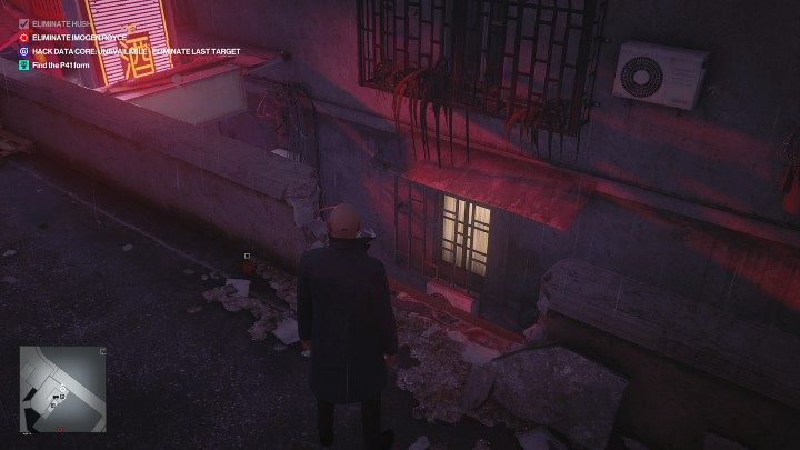 When you are on the roof, turn right and walk to a gap in the wall - Hitman 3: Certainty Principle - Chongqing, Mission Stories, solution - End Of An Era - Chongqing - Hitman 3 Guide