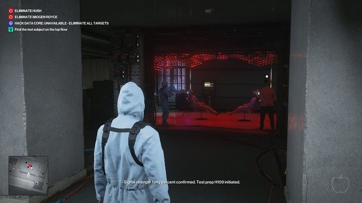 Head to the stairwell now and go up two floors - Hitman 3: Impulse Control - Chongqing - Mission Story, walkthrough - End Of An Era - Chongqing - Hitman 3 Guide