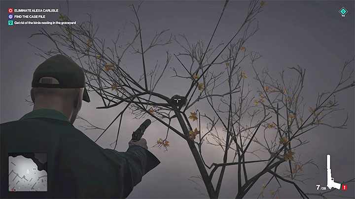 Head out to the graveyard(point 4 on the map) - Hitman 3: Assassinating Alexa Carlisle - Death in the Family - Dartmoor - Hitman 3 Guide
