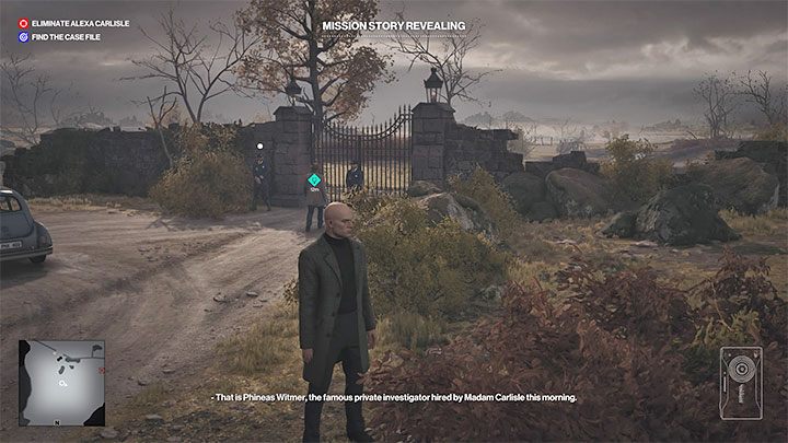 Only one private investigator is on the map - Phineas Witmer - Hitman 3: Best disguises, Dartmoor - Death in the Family - Dartmoor - Hitman 3 Guide
