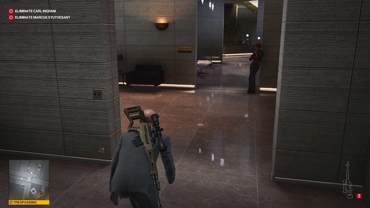 Go up the ladder to the top and turn left - Hitman 3: Carl Ingram - how to kill him? Dubai, walkthrough - On Top of the World - Dubai - Hitman 3 Guide