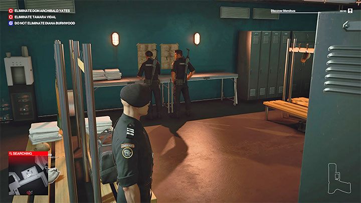 You can also find a mercenary disguise, and for that, you have to visit the armory room on level 2 (point 39 on the map), near the eastern path at the back of the villa - Hitman 3: Mendoza - best disguises - The Farewell - Mendoza - Hitman 3 Guide