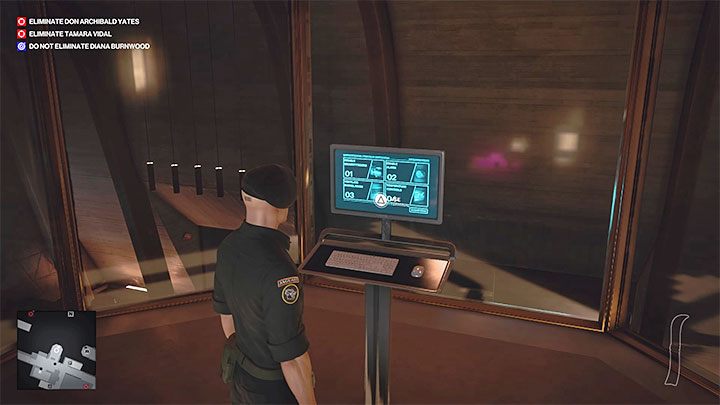 The second option involves opening the fridge door remotely - Hitman 3: How to disable the Laser grid? - The Farewell - Mendoza - Hitman 3 Guide