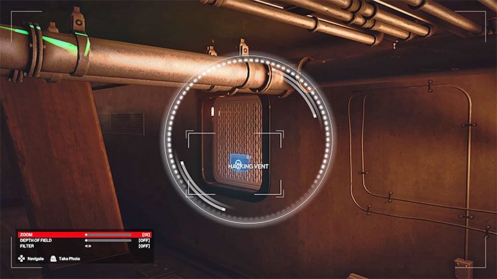 There is a hole in the corner of the room - jump into it to get to the ventilation tunnels (point 28 on the map) - Hitman 3: How to unlock the Ripe for the Picking trophy/achievement? - Trophy Guide - Hitman 3 Guide