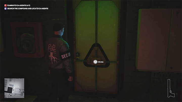 You have to reach the door from the other side, that means from the inside of the club - Hitman 3: Apex Predator, Berlin - map, mission information - Apex Predator - Berlin - Hitman 3 Guide