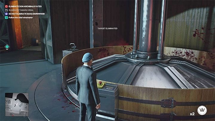Tamara and Diana will have their picture taken in the presser, then Diana will distract Vargas for a moment - Hitman 3: The Tour - Mendoza, walkthrough, mission story - The Farewell - Mendoza - Hitman 3 Guide